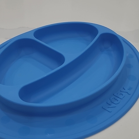 Nuby Plate Mat Blue - Picture 2 of 5